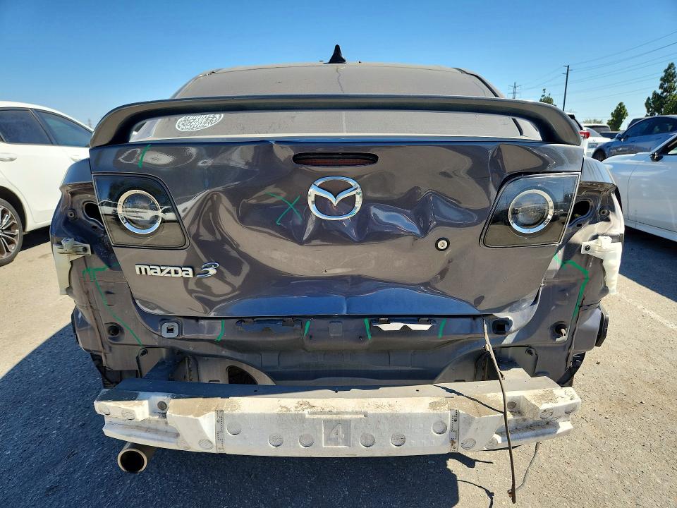 2007 Mazda Mazda3 VIN JM1BK323X71623965 COPART salvage auction — REAR END, Ca - Salvage Certificate, sold $150 on 2026-07-21 (photo 6)
