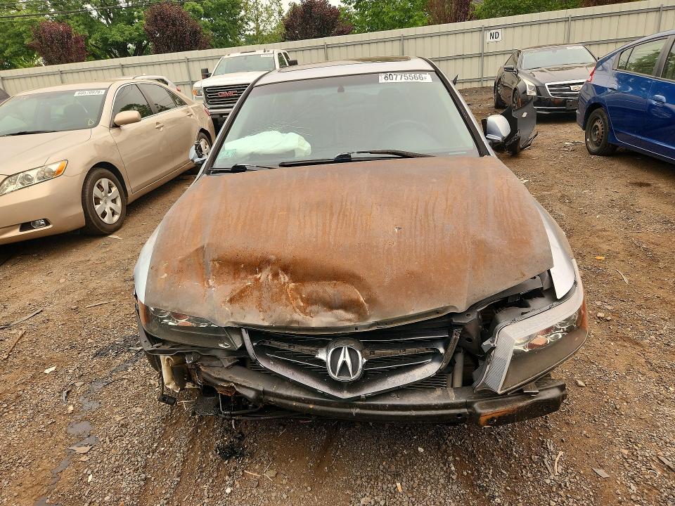 2004 Acura Tsx VIN JH4CL96864C003638 COPART salvage auction — FRONT END, MA - CERT OF TITLE-SALVAGE, sold $450 on 2026-07-31 (photo 5)