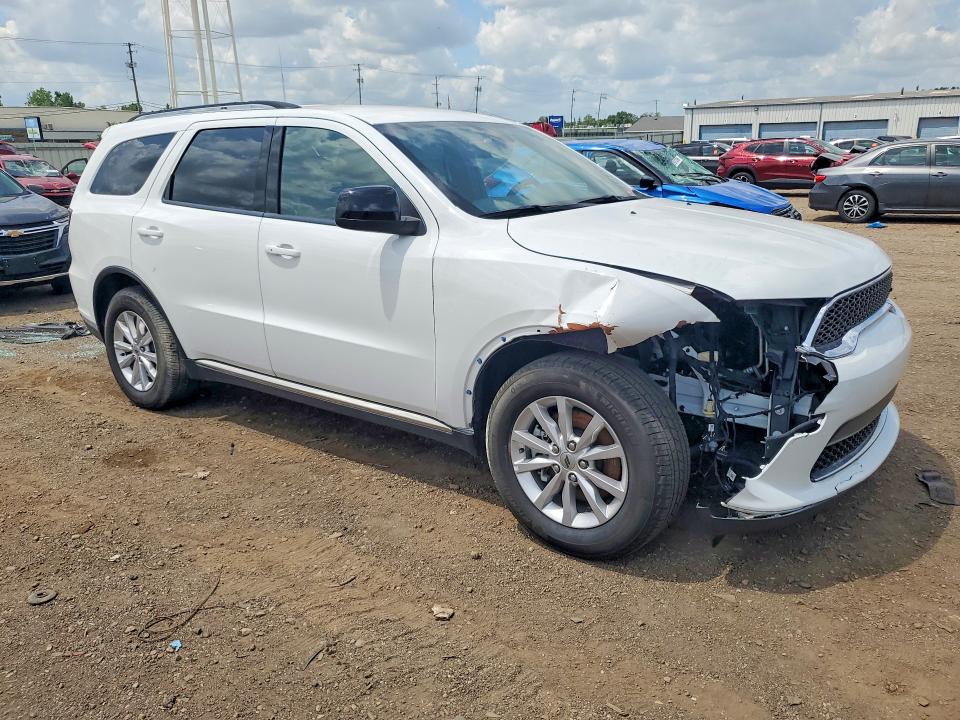2023 Dodge Durango VIN 1C4RDHAG6PC635481 COPART salvage auction — FRONT END, TX - CERTIFICATE OF TITLE, sold $10,300 on 2026-07-23 (photo 4)