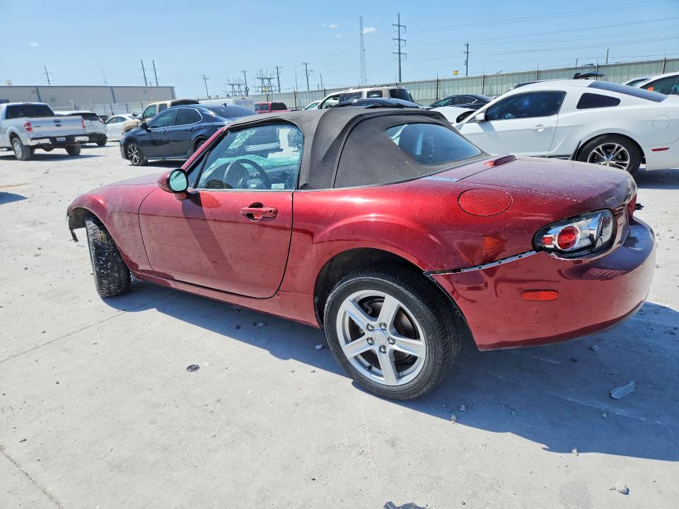 2006 Mazda Mx5 VIN JM1NC25F560100450 COPART salvage auction — FRONT END, TX - SALVAGE VEHICLE TITLE (P), sold $175 on 2026-07-31 (photo 2)
