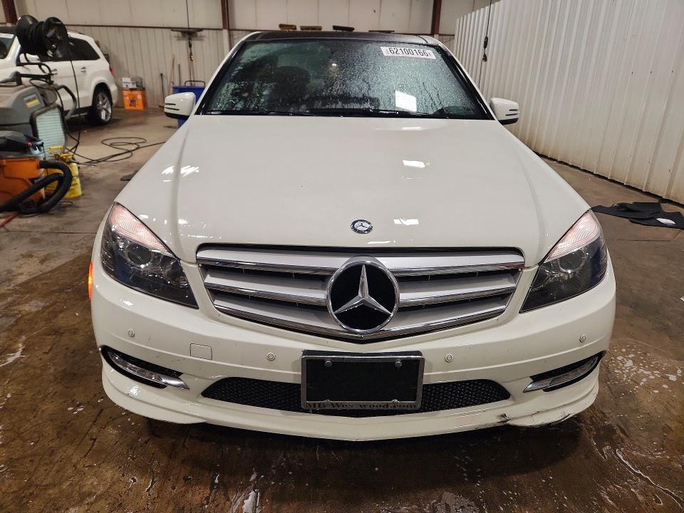 2011 Mercedes-benz C class VIN WDDGF8BB1BR176201 COPART salvage auction — REAR END, PA - CERTIFICATE OF SALVAGE, sold $1,200 on 2026-08-04 (photo 5)