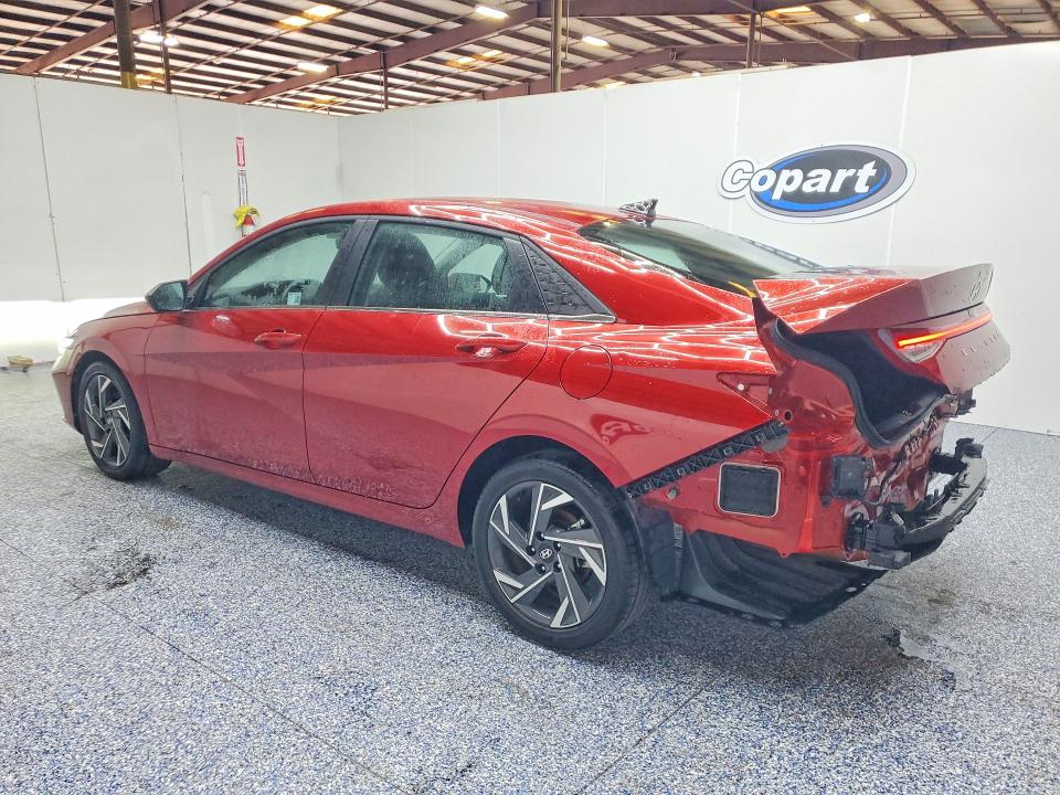 2025 Hyundai Elantra VIN KMHLS4DG3SU020059 COPART salvage auction — REAR END, FL - CERTIFICATE OF TITLE (P), sold $12,900 on 2026-07-20 (photo 2)