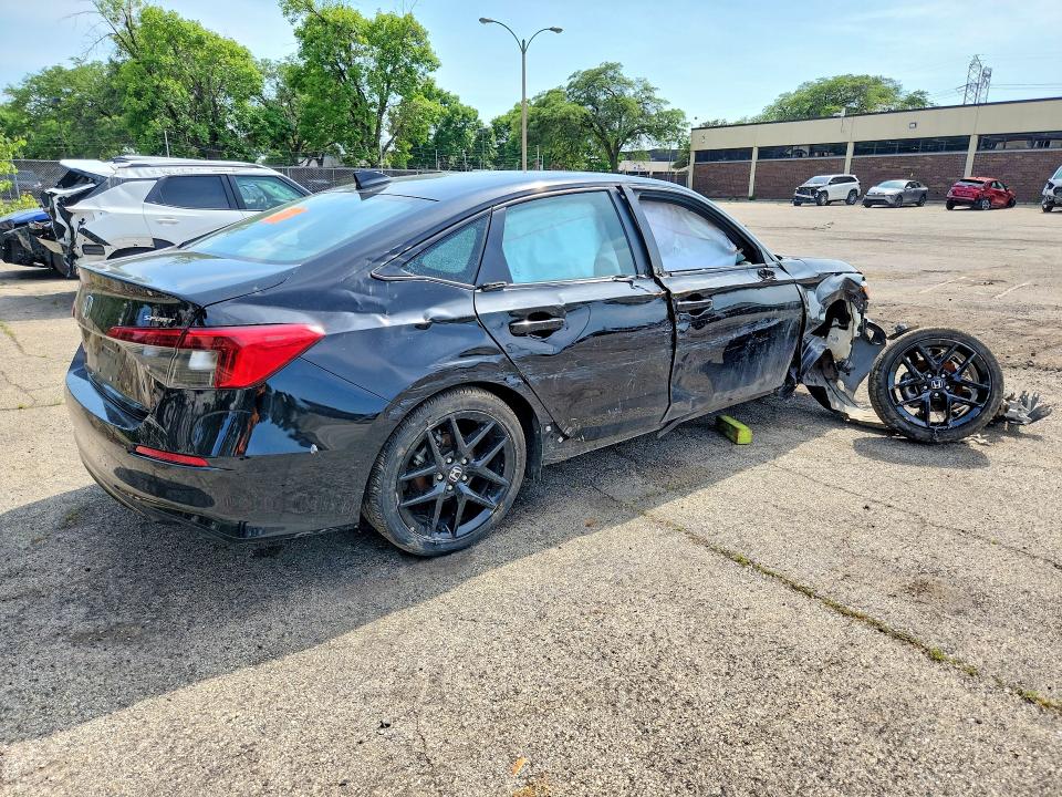 2024 Honda Civic VIN 2HGFE2F55RH570936 COPART salvage auction — FRONT END, IL - CERTIFICATE OF TITLE, sold $275 on 2026-08-20 (photo 3)