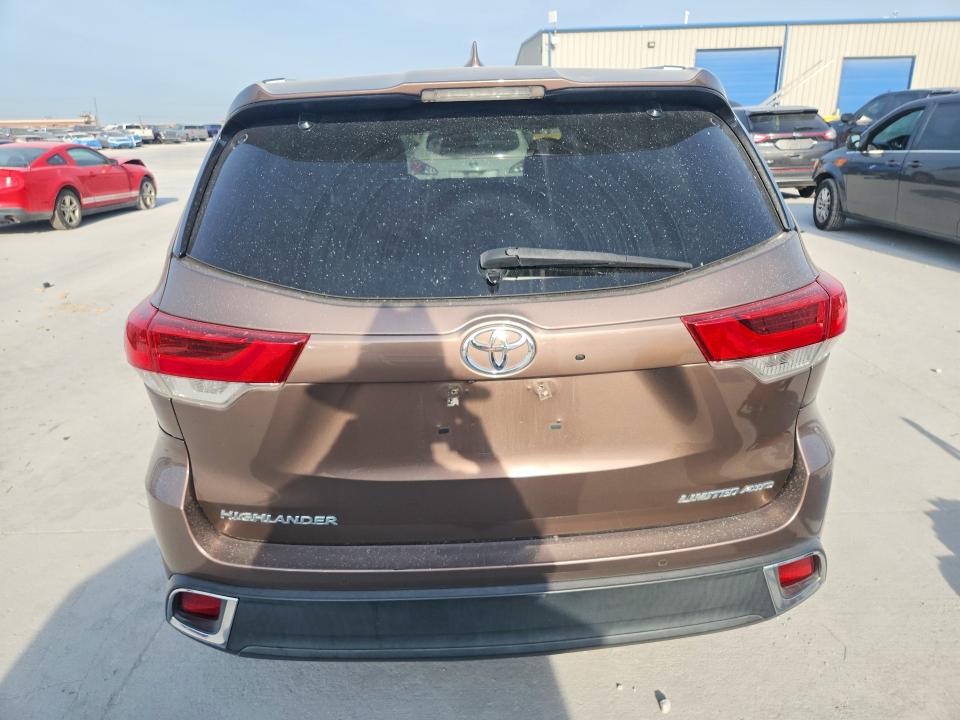 2017 Toyota Highlander VIN 5TDDZRFH8HS446317 COPART salvage auction — MECHANICAL, TX - CERTIFICATE OF TITLE, sold $8,500 on 2026-07-31 (photo 6)