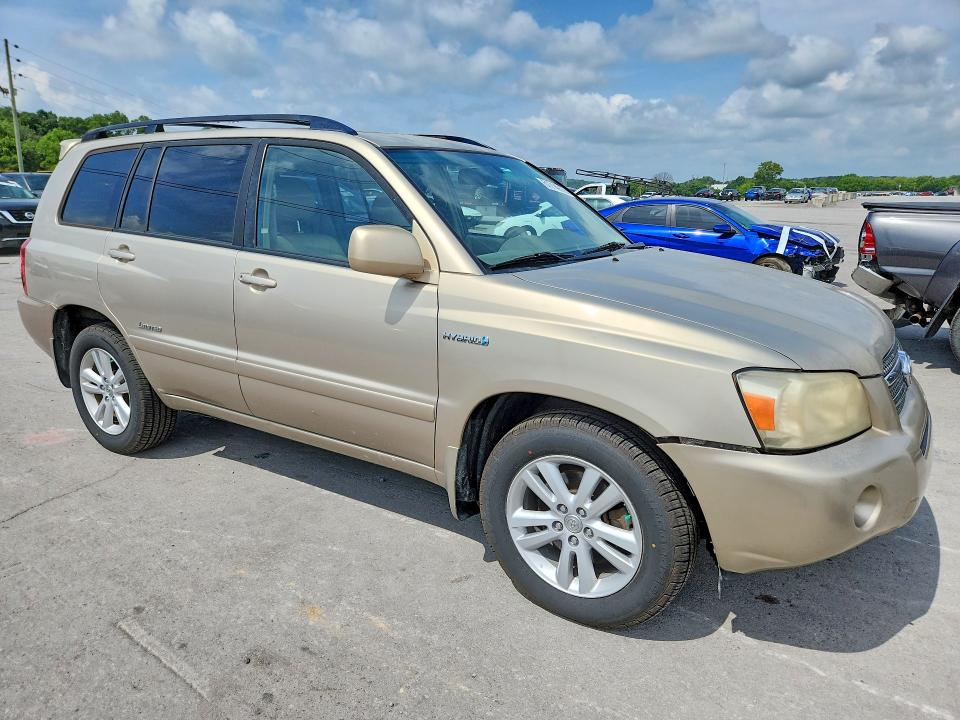 2007 Toyota Highlander VIN JTEDW21A170022677 COPART salvage auction — MECHANICAL, Ks - Certificate Of Title, sold $575 on 2026-07-27 (photo 4)