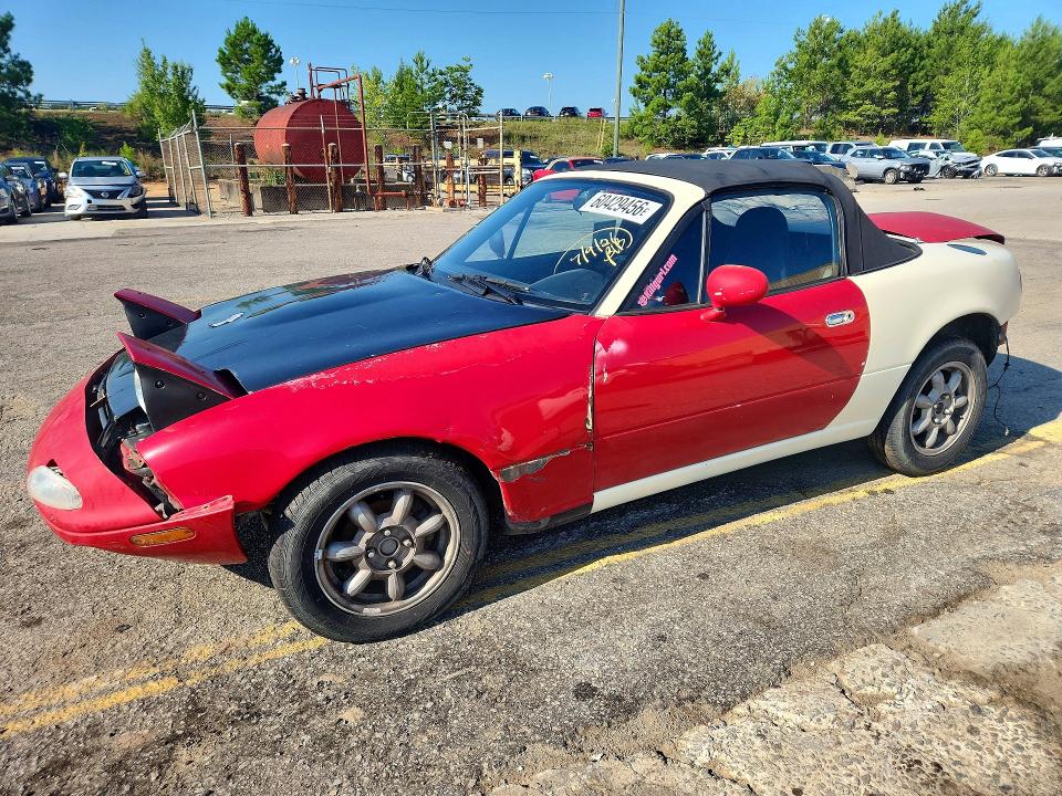 1991 Mazda Mx5 VIN JM1NA3515M1229764 COPART salvage auction — FRONT END, Sc - Cert Of Title-Salvage, sold $175 on 2026-07-31 (photo 1)