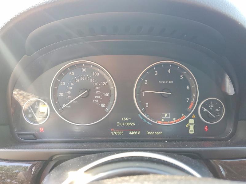 2016 BMW 5 series VIN WBA5B3C59GG260114 COPART salvage auction — FRONT END, CT, sold $825 on 2026-07-30 (photo 9)