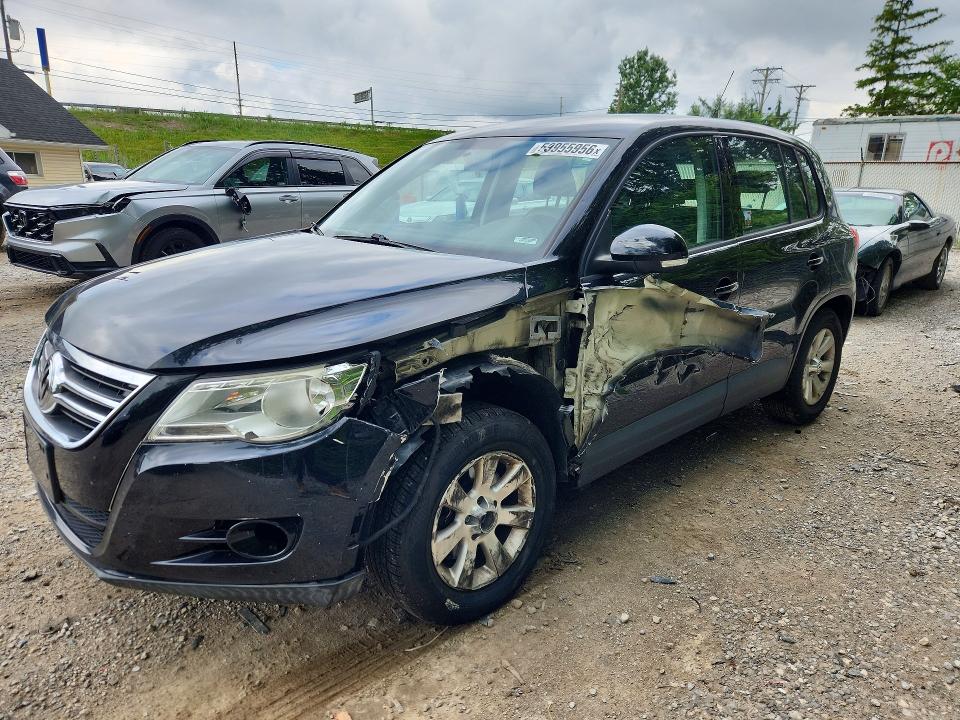 2009 Volkswagen Tiguan VIN WVGAV75N49W512367 COPART salvage auction — FRONT END, Oh - Cert Of Title-Salvage, sold $450 on 2026-08-05 (photo 1)