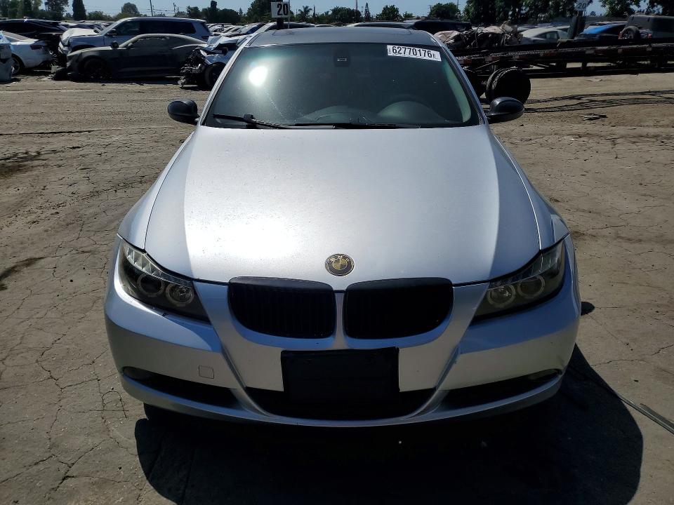 2008 BMW 3 series VIN WBAVC57588NK77096 COPART salvage auction — REAR END, Ca - Salvage Certificate, sold $525 on 2026-08-03 (photo 5)