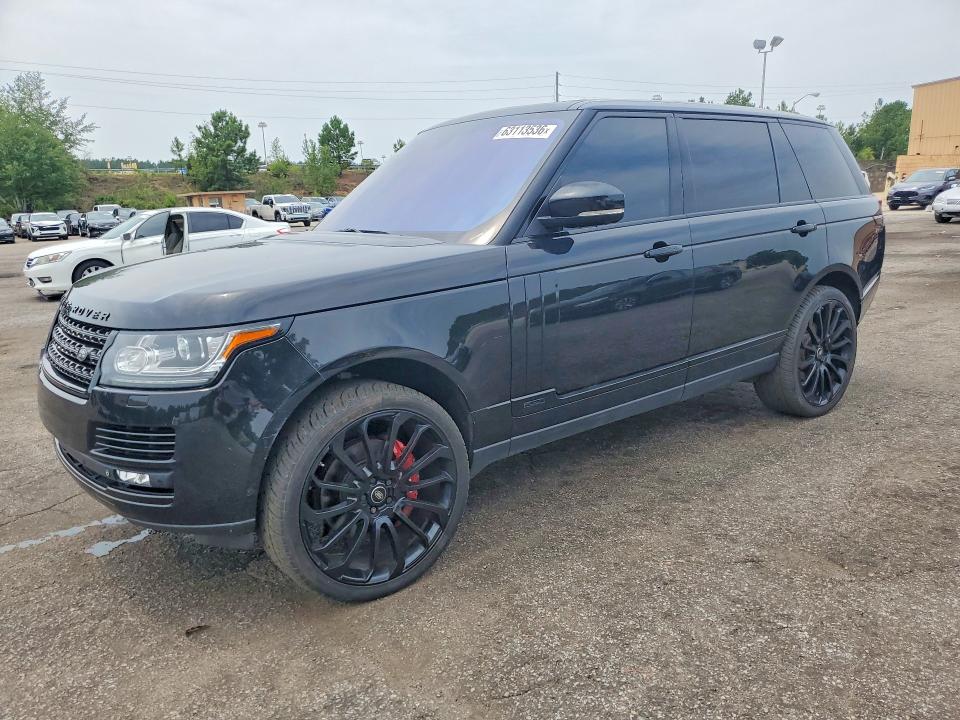 2014 Land rover Rangerover VIN SALGV3TF4EA194737 COPART salvage auction — BURN, Sc - Cert Of Title-Salvage, sold $9,600 on 2026-07-31 (photo 1)