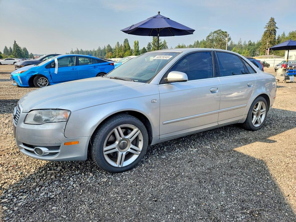 2007 Audi A4 VIN WAUDF78E97A201311 COPART salvage auction — FRONT END, Wa - Vehicle Cert Of Ownership-Titl, sold $275 on 2026-07-31 (photo 1)