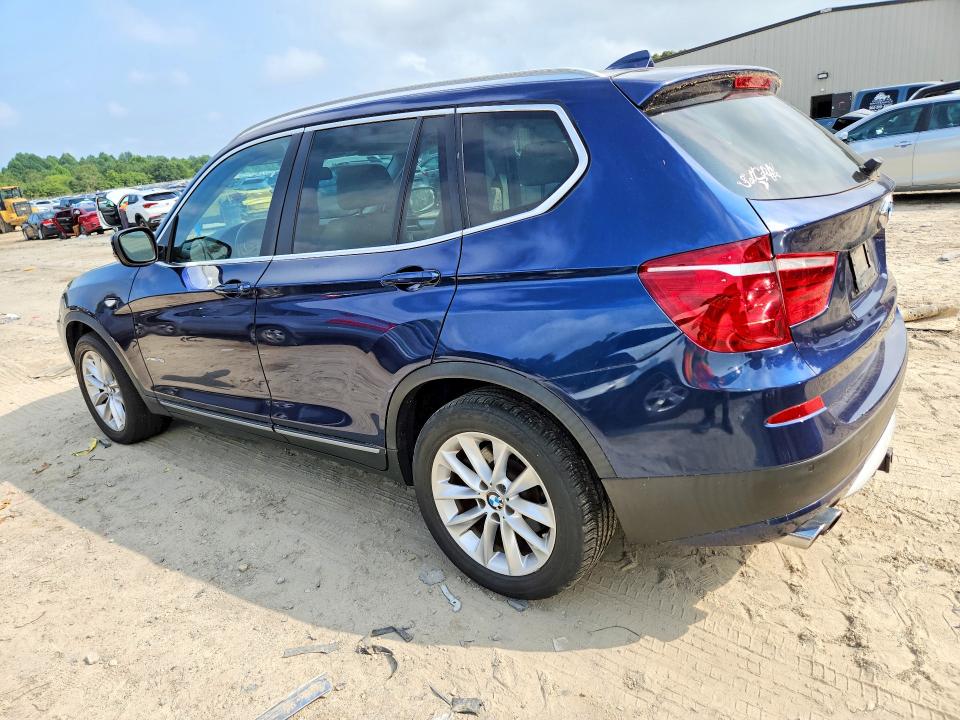 2014 BMW X3 VIN 5UXWX9C56E0D20742 COPART salvage auction — NORMAL WEAR, De - Certificate Of Title, sold $900 on 2026-07-18 (photo 2)