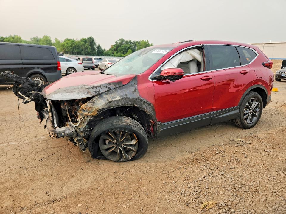 2022 Honda Crv VIN 7FARW2H82NE047085 COPART salvage auction — BURN, Ct - Cert Of Title-Salvage, sold $2,000 on 2026-07-31 (photo 1)