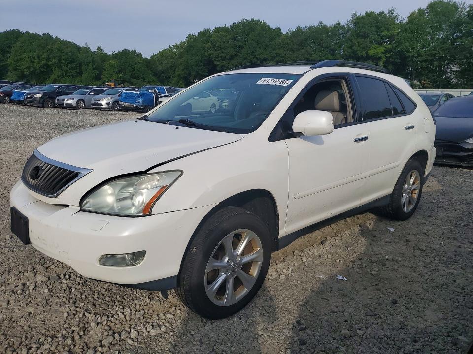 2008 Lexus Rx350 VIN 2T2HK31U68C087836 COPART salvage auction — FRONT END, MA - CERTIFICATE OF TITLE, sold $375 on 2026-07-23 (photo 1)