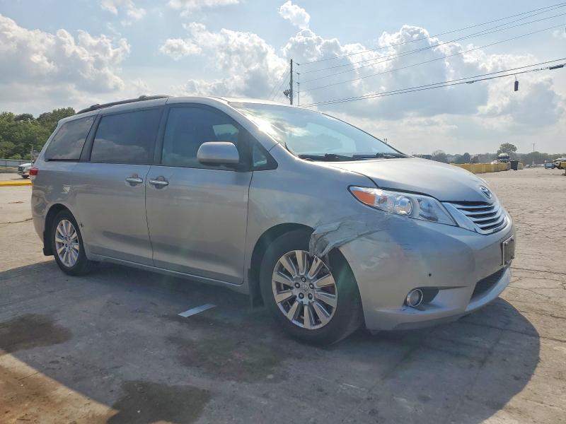 2012 Toyota Sienna VIN 5TDYK3DC9CS267447 COPART salvage auction — FRONT END, Tn - Certificate Of Title, sold $2,050 on 2026-07-31 (photo 1)