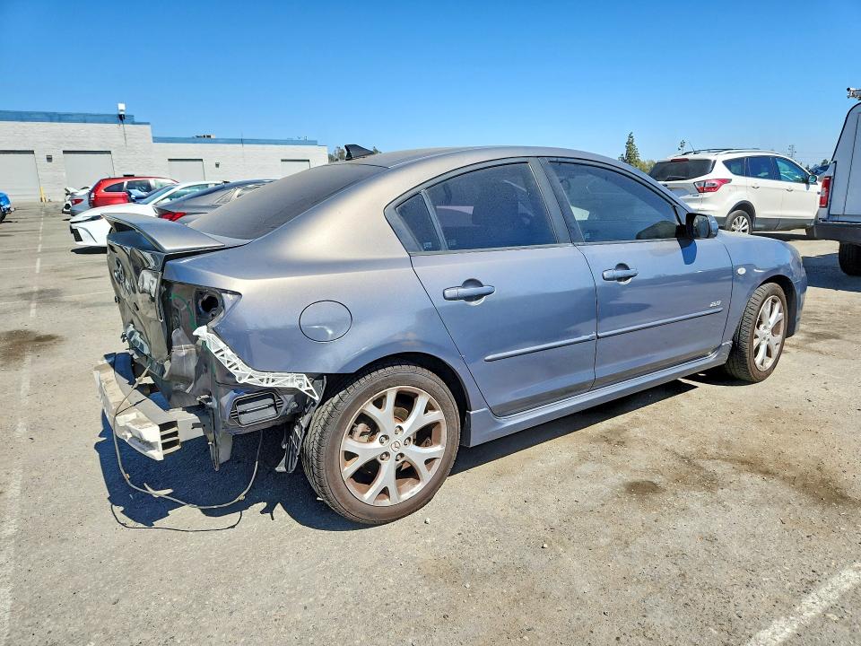 2007 Mazda Mazda3 VIN JM1BK323X71623965 COPART salvage auction — REAR END, Ca - Salvage Certificate, sold $150 on 2026-07-21 (photo 3)