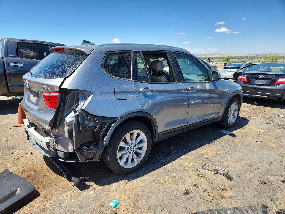 2016 BMW X3 VIN 5UXWY3C57G0N87592 COPART salvage auction — REAR END, Nm - Cert Of Title-Salvage, sold $1,950 on 2026-07-20 (photo 3)