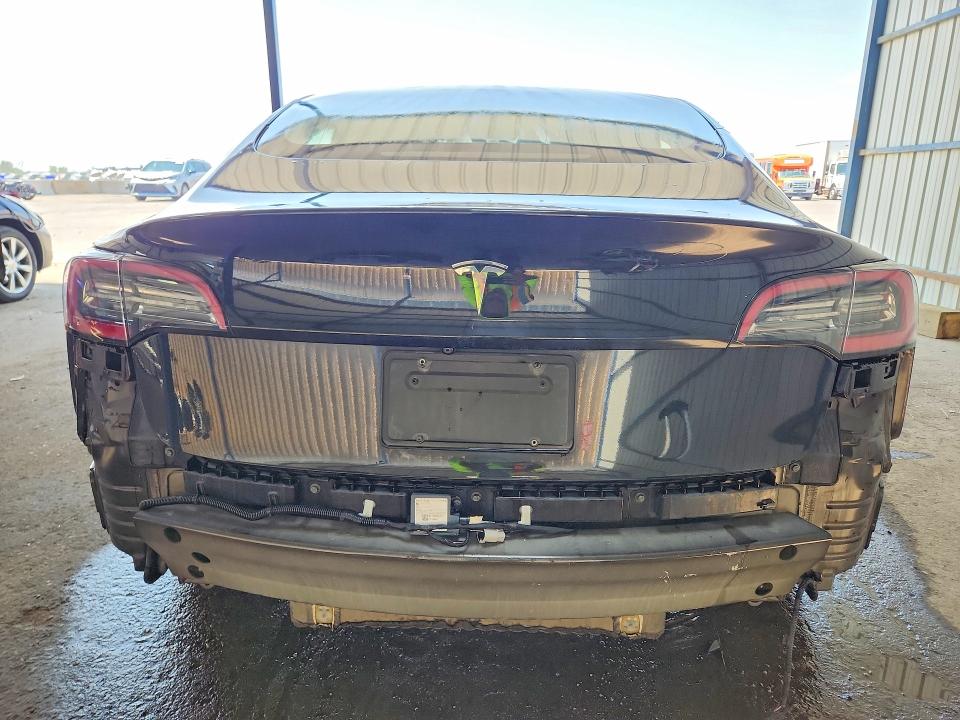 2022 Tesla Model 3 VIN 5YJ3E1EA5NF287124 COPART salvage auction — REAR END, Co - Certificate Of Title, sold $8,200 on 2026-08-03 (photo 6)