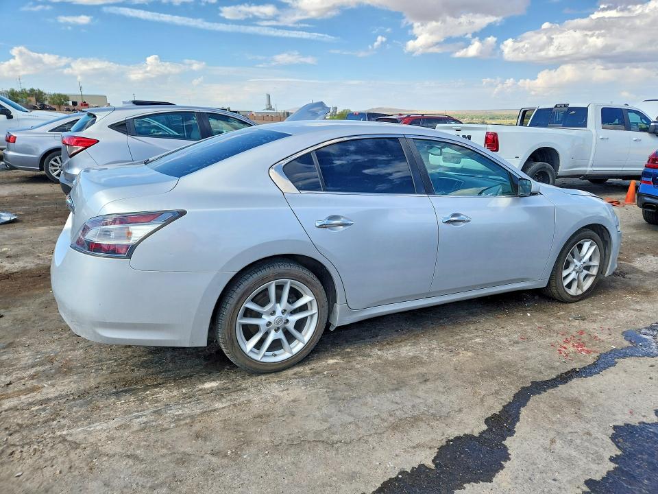 2013 Niss Maxima VIN 1N4AA5AP9DC835034 COPART salvage auction — MECHANICAL, NM - CERTIFICATE OF TITLE, sold $475 on 2026-07-30 (photo 3)