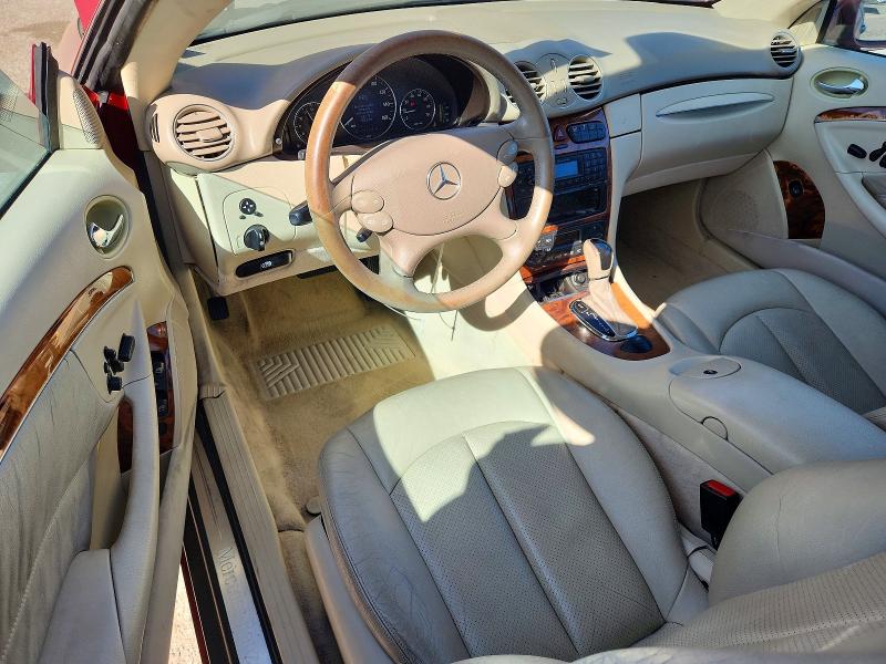 2004 Mercedes-benz Clk-class VIN WDBTK75G14T005040 COPART salvage auction — MINOR DENT/SCRATCHES, Ca - Dis/Dlr/Exp Only Clean Title, sold $375 on 2026-07-31 (photo 8)