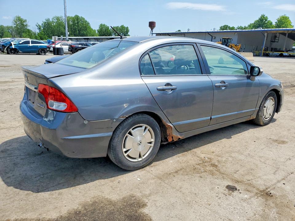 2009 Honda Civic VIN JHMFA36279S017198 COPART salvage auction — REAR END, CT, sold $475 on 2026-07-30 (photo 3)