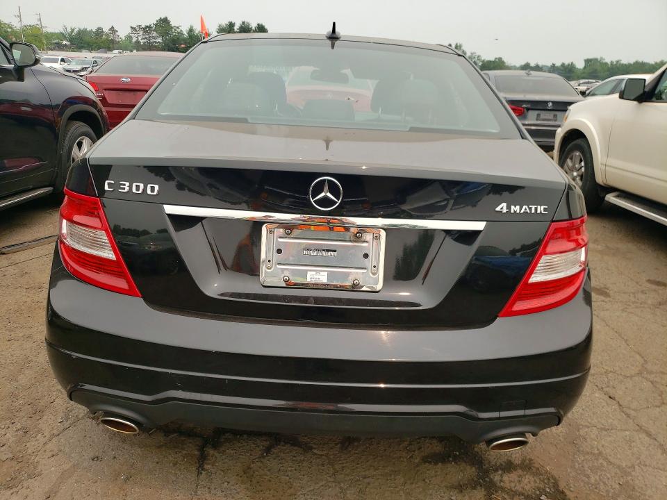 2012 Mercedes-benz C class VIN WDDGF8BB6CR196171 COPART salvage auction — MINOR DENT/SCRATCHES, Ct - Cert Of Title-Salvage, sold $875 on 2026-08-04 (photo 6)