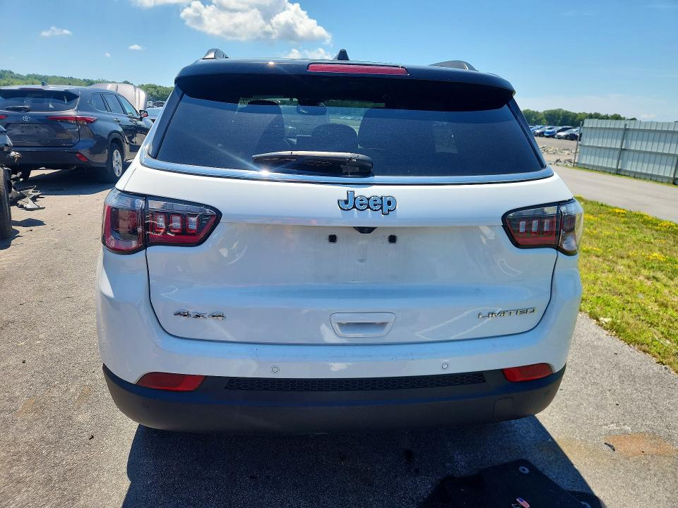 2025 Jeep Compass VIN 3C4NJDCN7ST513110 COPART salvage auction — FRONT END, Fl - Certificate Of Title, sold $11,600 on 2026-07-22 (photo 6)