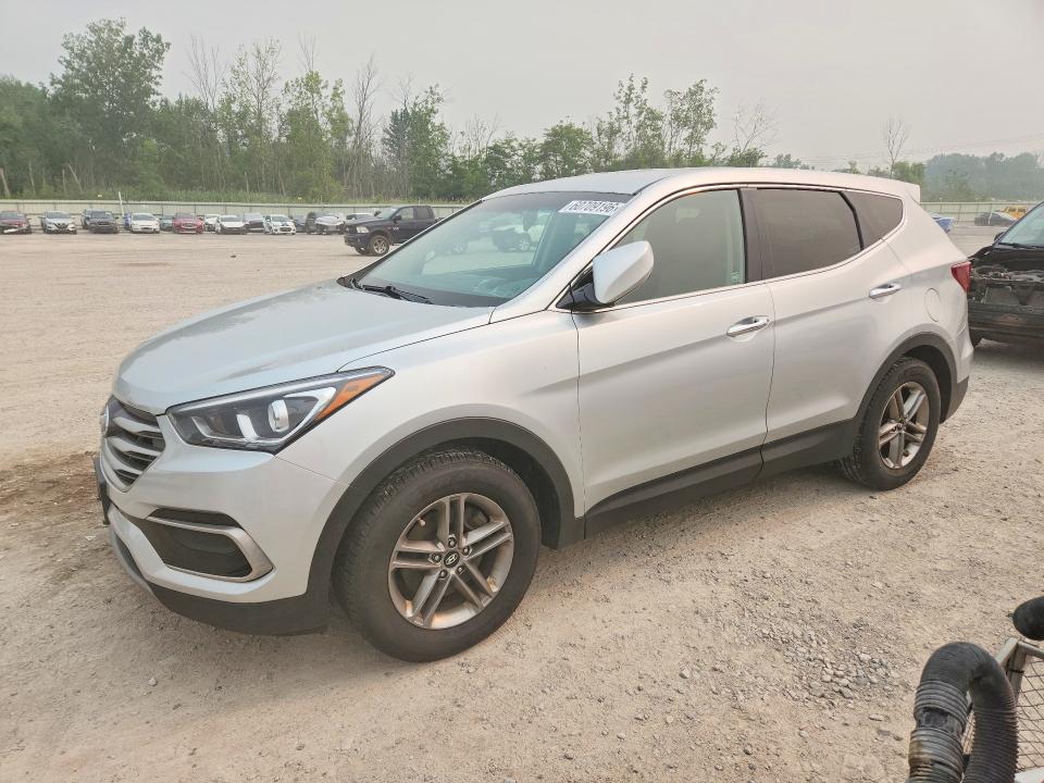 2017 Hyundai Santa fe VIN 5XYZT3LB1HG498907 COPART salvage auction — MECHANICAL, Ny - Certificate Of Title, sold $2,300 on 2026-07-22 (photo 1)