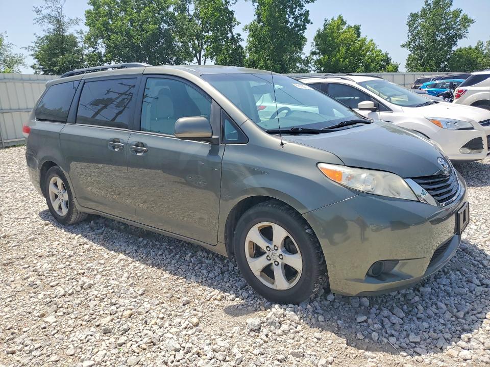 2011 Toyota Sienna VIN 5TDKK3DC3BS155862 COPART salvage auction — REAR END, Mi - Certificate Of Title, sold $2,850 on 2026-07-16 (photo 4)