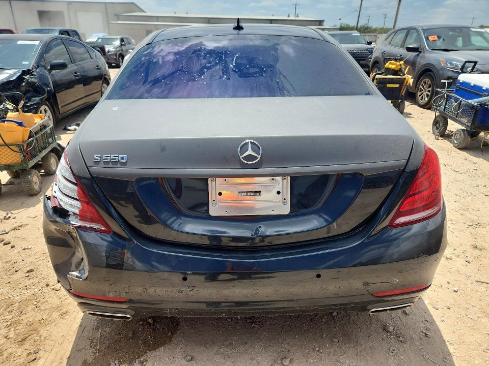2015 Mercedes-benz S class VIN WDDUG8CB6FA074718 COPART salvage auction — REAR END, Tx - Certificate Of Title (P), sold $5,500 on 2026-08-06 (photo 6)