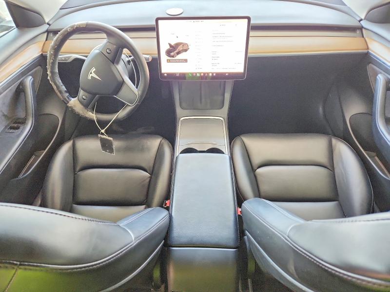 2022 Tesla Model 3 VIN 5YJ3E1EA5NF287124 COPART salvage auction — REAR END, Co - Certificate Of Title, sold $8,200 on 2026-08-03 (photo 8)