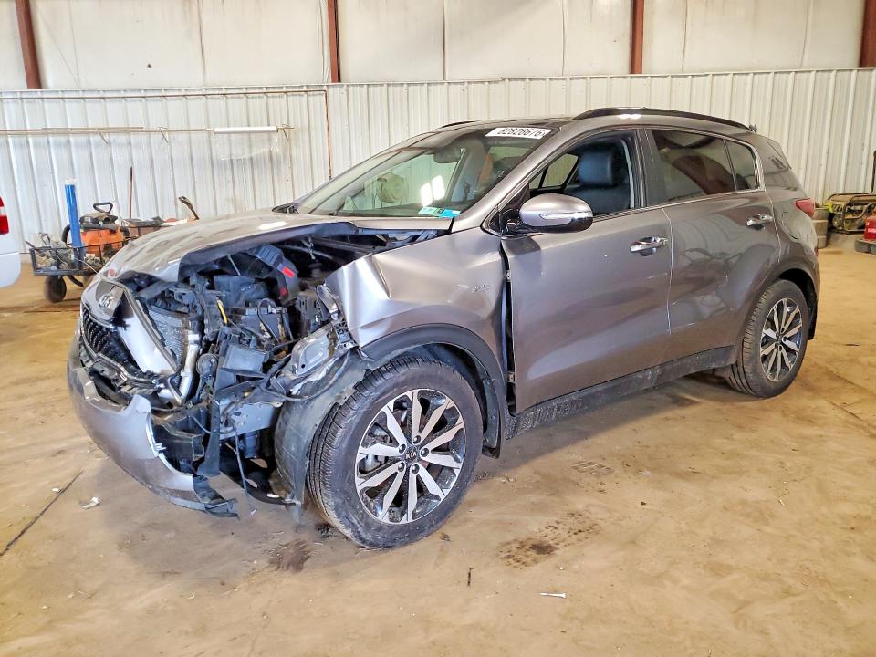 2018 Kia Sportage VIN KNDPNCAC5J7393478 COPART salvage auction — FRONT END, MI - CERTIFICATE OF TITLE, sold $3,250 on 2026-07-31 (photo 1)