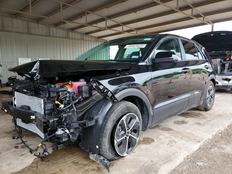 2026 Kia Niro VIN KNDCP3LE5T5357795 COPART salvage auction — FRONT END, Tx - Certificate Of Title, sold $6,900 on 2026-07-27 (photo 1)