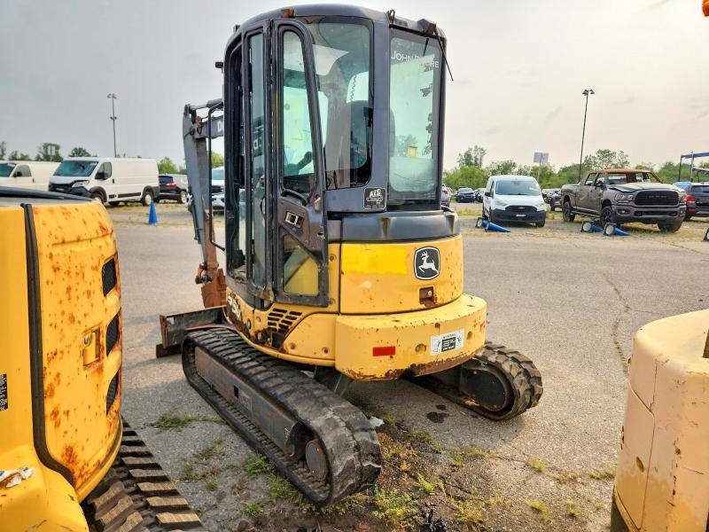 2012 John deere 35d min ex VIN 1FF035DXTCG269620 COPART salvage auction — MINOR DENT/SCRATCHES, MI - BILL OF SALE, sold $11,600 on 2026-07-31 (photo 3)