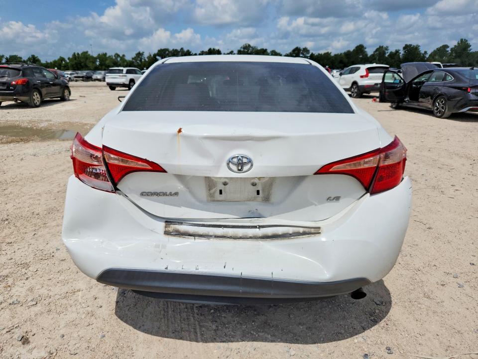 2018 Toyota Corolla VIN 5YFBURHE4JP748484 COPART salvage auction — REAR END, TX - SALVAGE VEHICLE TITLE (P), sold $3,600 on 2026-07-31 (photo 6)