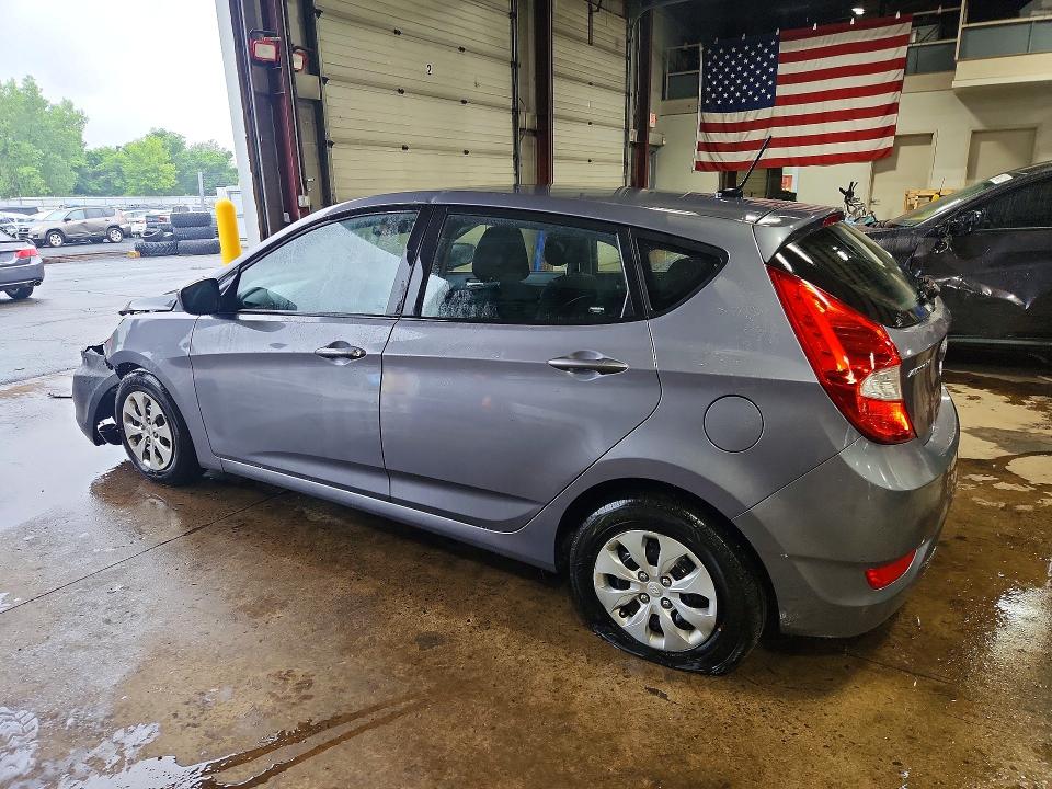 2017 Hyundai Accent VIN KMHCT5AE8HU326107 COPART salvage auction — FRONT END, ST, sold $700 on 2026-07-14 (photo 2)