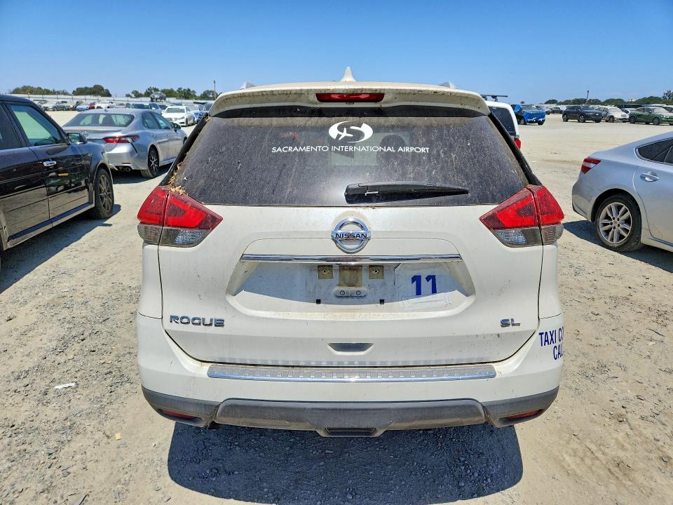 2017 Nissan Rogue VIN JN8AT2MT3HW152931 COPART salvage auction — FRONT END, DV, sold $650 on 2026-07-16 (photo 6)