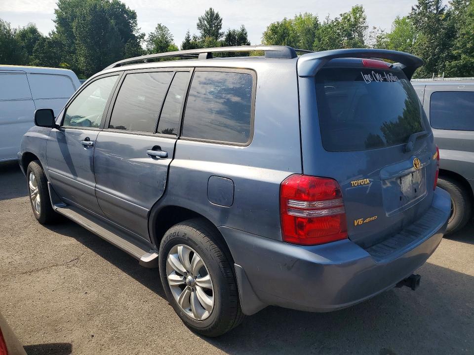 2002 Toyota Highlander VIN JTEHF21A520068071 COPART salvage auction — MINOR DENT/SCRATCHES, WA - VEHICLE CERT OF OWNERSHIP-TITL, sold $525 on 2026-07-27 (photo 2)
