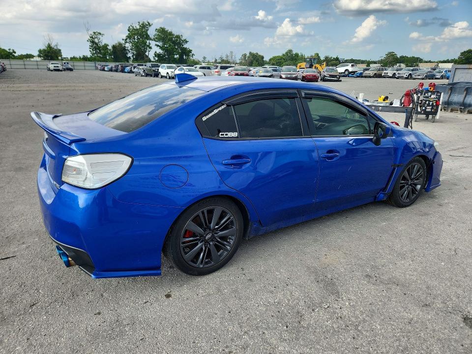 2020 Subaru Wrx VIN JF1VA1F62L8801545 COPART salvage auction — MINOR DENT/SCRATCHES, Fl - Cert Of Title-Rebuilt, sold $10,900 on 2026-08-27 (photo 3)