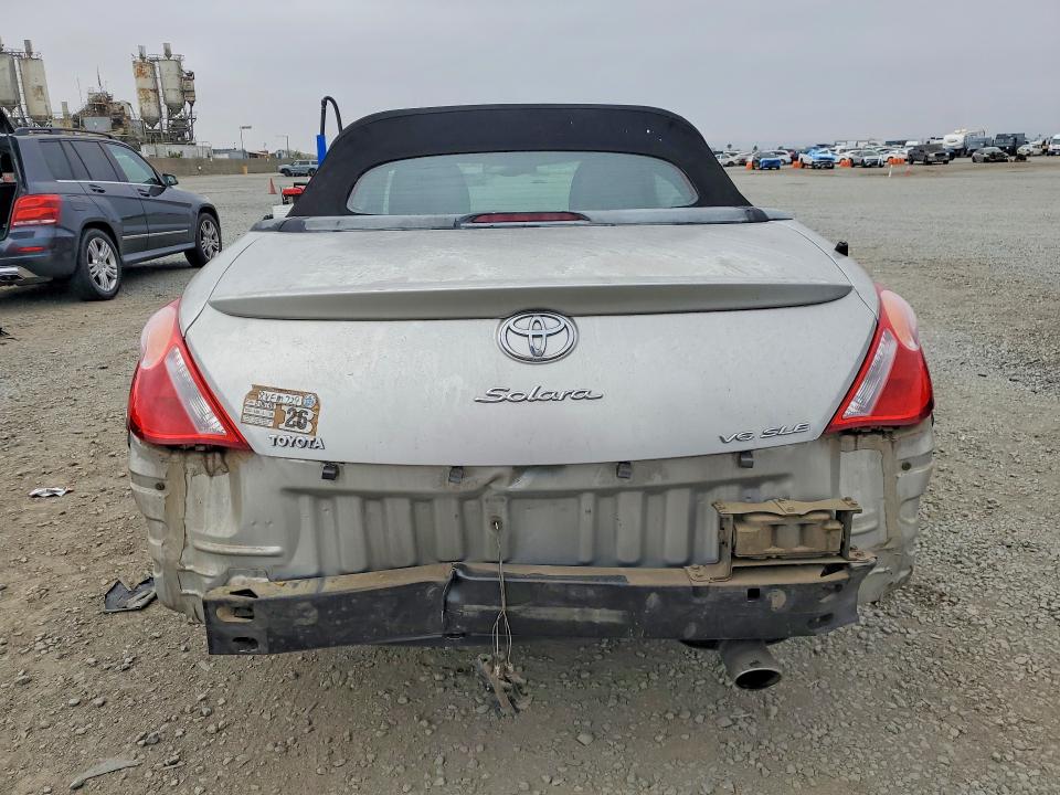2004 Toyota Camry sola VIN 4T1FA38P14U026076 COPART salvage auction — REAR END, CA - SALVAGE CERTIFICATE, sold $550 on 2026-07-17 (photo 6)