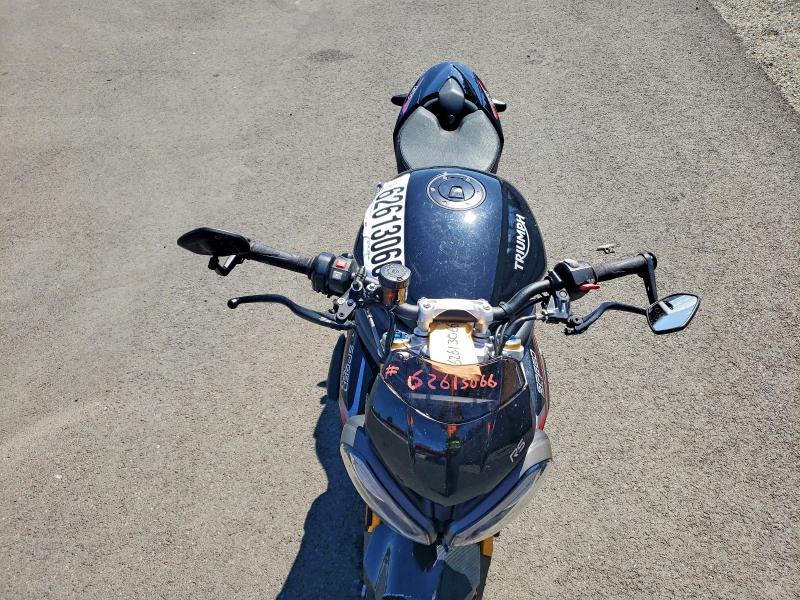 2022 Triumph motorcycle Speedtripl VIN SMTP01ST6NTAG4383 COPART salvage auction — FRONT END, WA - VEHICLE CERT OF OWNERSHIP-TITL, sold $2,400 on 2026-07-31 (photo 5)