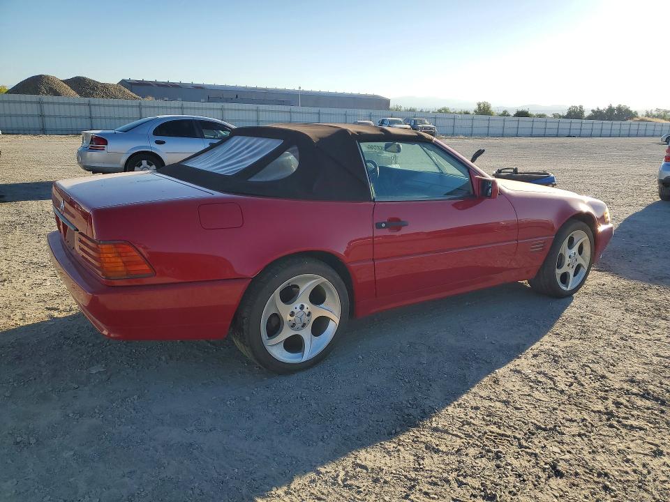 1995 Mercedes-benz Sl-class VIN WDBFA63E6SF115427 COPART salvage auction — MECHANICAL, CA - DIS/DLR/EXP ONLY CLEAN TITLE, sold $2,300 on 2026-07-31 (photo 3)