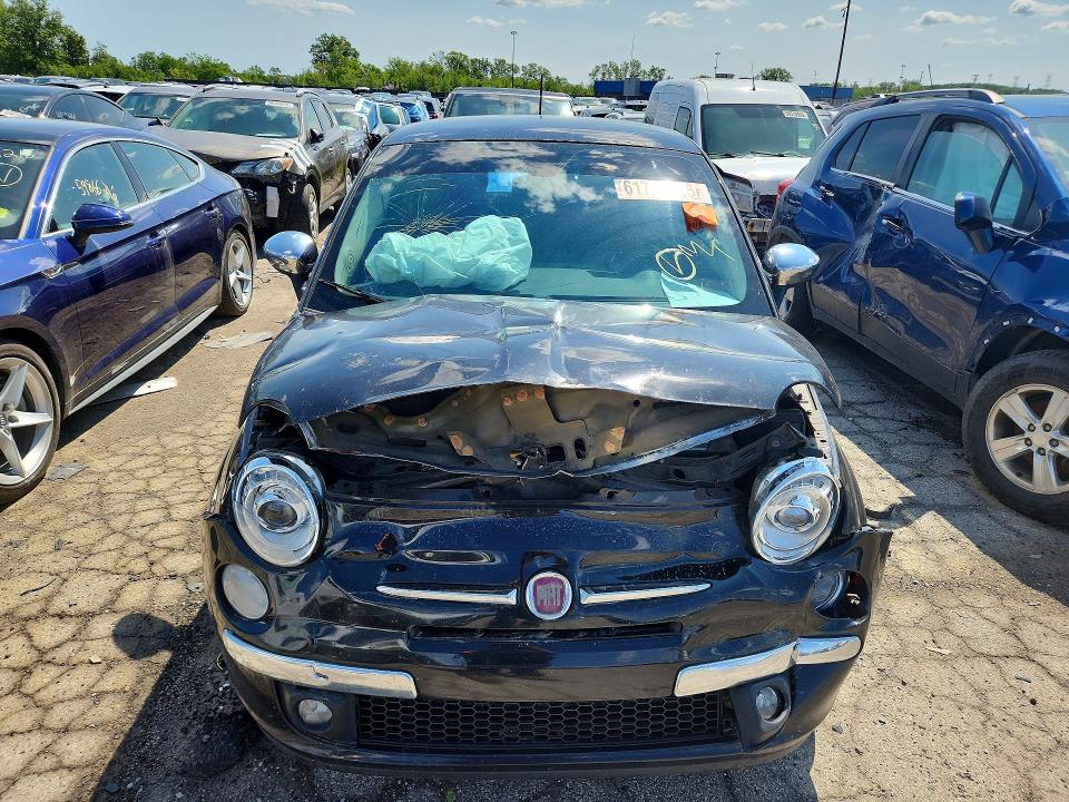2012 Fiat 500 VIN 3C3CFFCR2CT360066 COPART salvage auction — REAR END, MI - CERTIFICATE OF TITLE, sold $300 on 2026-07-31 (photo 5)