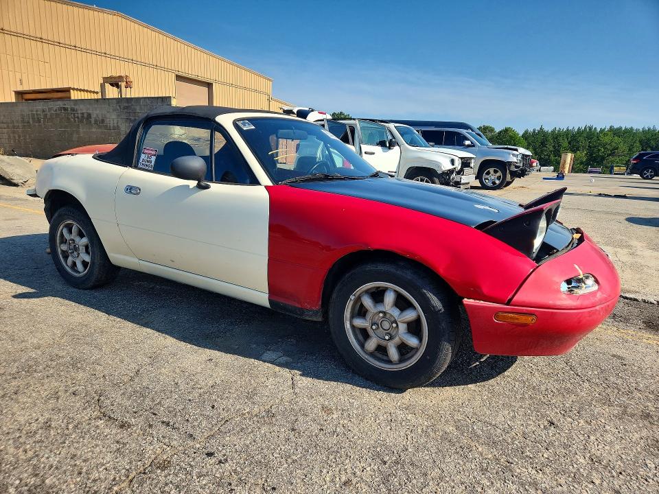 1991 Mazda Mx5 VIN JM1NA3515M1229764 COPART salvage auction — FRONT END, Sc - Cert Of Title-Salvage, sold $175 on 2026-07-31 (photo 4)