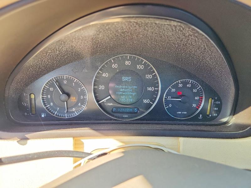 2004 Mercedes-benz Clk-class VIN WDBTK75G14T005040 COPART salvage auction — MINOR DENT/SCRATCHES, Ca - Dis/Dlr/Exp Only Clean Title, sold $375 on 2026-07-31 (photo 9)