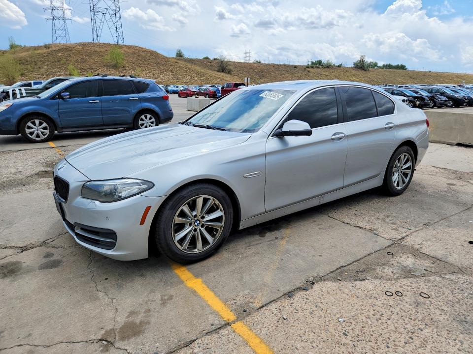 2014 BMW 5 series VIN WBA5A7C58ED613015 COPART salvage auction — FRONT END, CO - PUBLIC - SALVAGE TITLE (P), sold $1,100 on 2026-08-03 (photo 1)