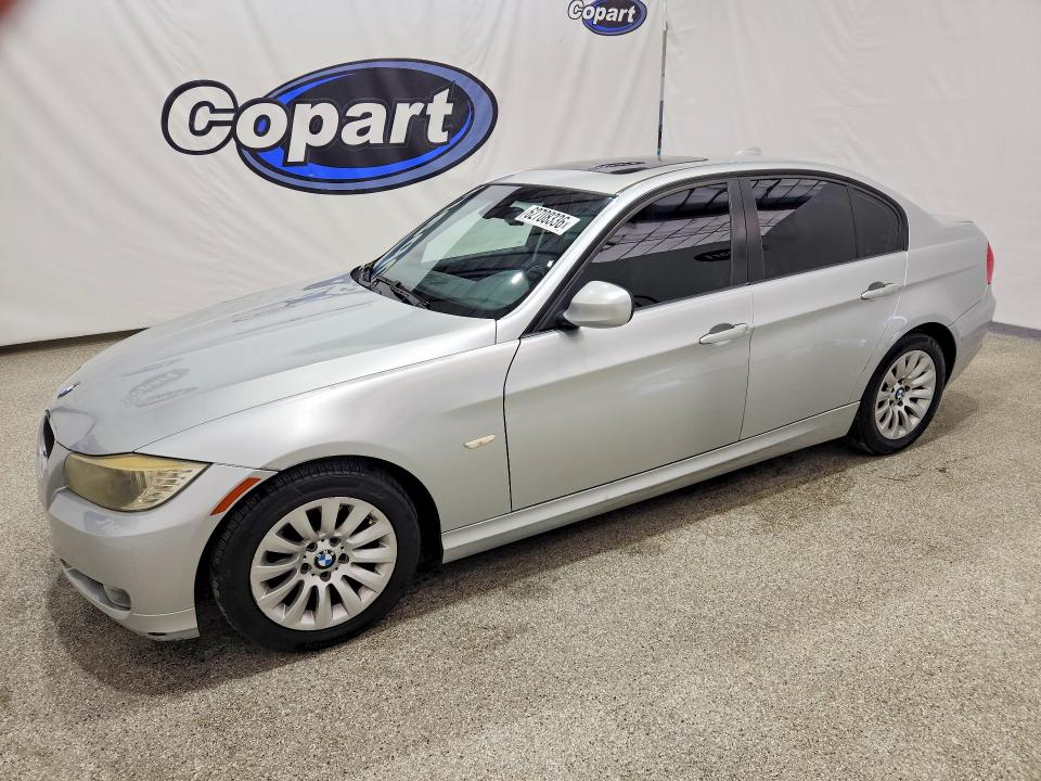 2009 BMW 3 series VIN WBAPH53509A433916 COPART salvage auction — REAR END, Ca - Salvage Certificate, sold $1,050 on 2026-07-31 (photo 1)