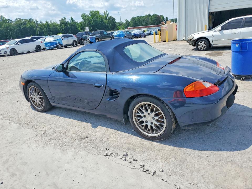 2000 Porsche Boxster VIN WP0CA2987YU627958 COPART salvage auction — WATER/FLOOD, AL - CERT OF TITLE-SALVAGE TITLE, sold $1,100 on 2026-08-13 (photo 2)