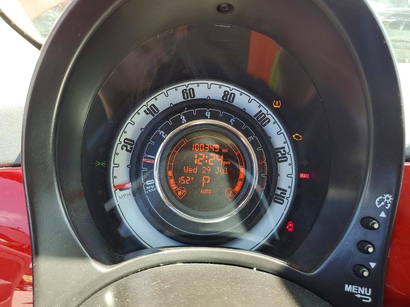2014 Fiat 500 VIN 3C3CFFAR7ET246747 COPART salvage auction — FRONT END, Wa - Bill Of Sale, sold $200 on 2026-07-31 (photo 9)