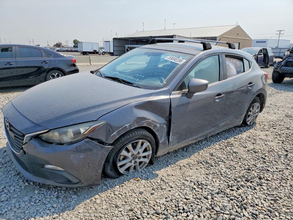 2014 Mazda 3 VIN JM1BM1L76E1215945 COPART salvage auction — SIDE, CO - PUBLIC - SALVAGE TITLE (P), sold $825 on 2026-07-23 (photo 1)